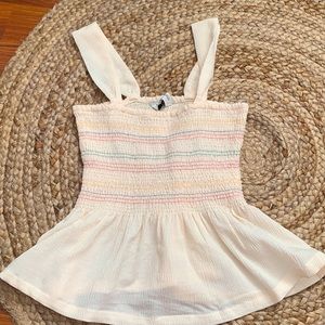Madewell girl tank. Size s